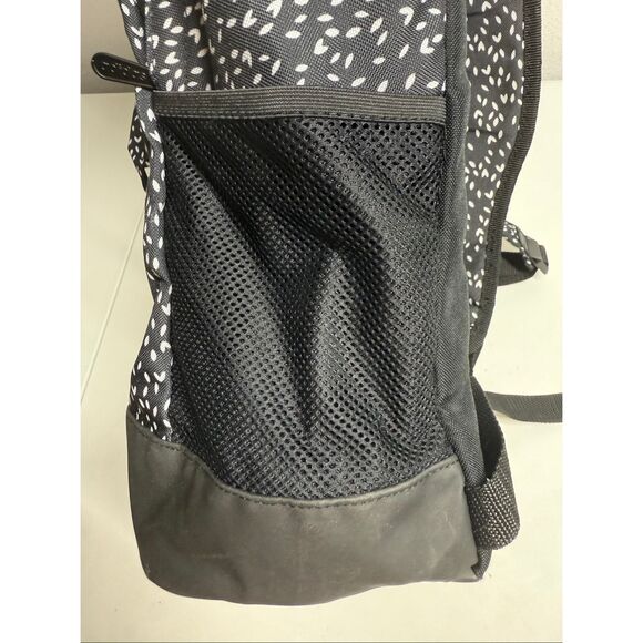 Rare Adidas Linear Graphic Backpack Black White Padded Straps - Picture 15 of 15